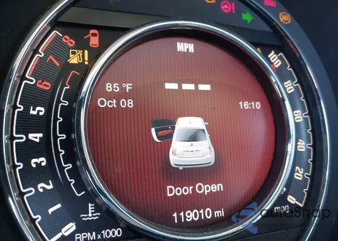 2017 Fiat 500 Pop from USA, damaged, VIN 3C3CFFKR4HT700004